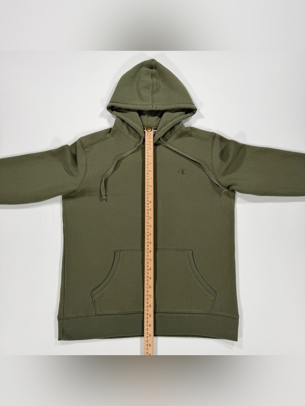 Champion Mens Fleece Hoodie & Jogger Tracksuit Set Cargo Olive Green Size Small - Picture 4 of 15